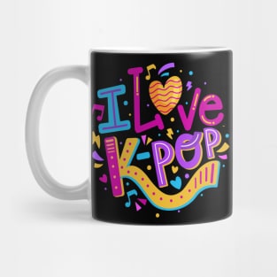 I Love K Pop Mug